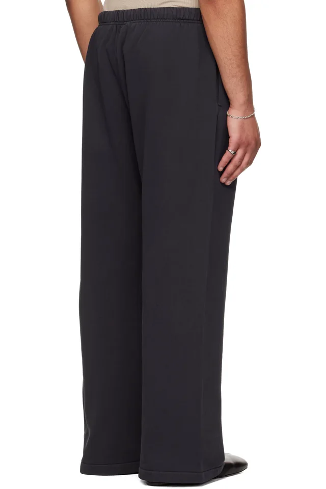 Fear of God ESSENTIALS Black Training Classic Flare Sweatpants, photo 3 of 4 from SSENSE