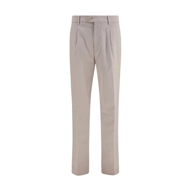 Brunello Cucinelli Beige Cotton Chino Pants in Beige from HEWI
