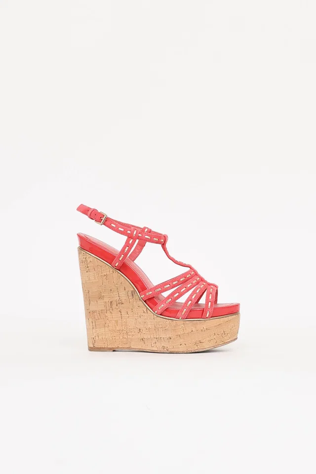 Dior Antica Wedge Sandal in Suede from VSP Consignment