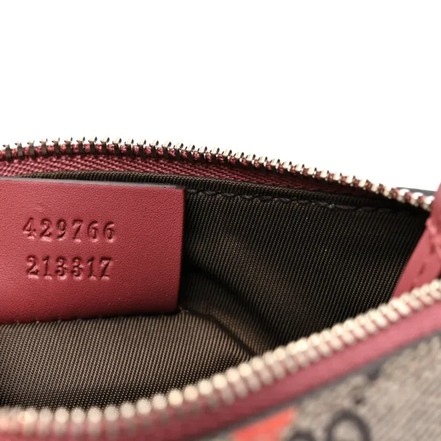 Gucci GG Supreme Monogram Blooms Mini Chain Bag Beige Multicolor Dry Rose in Beige Coated canvas from FASHIONPHILE, photo 7 of 11