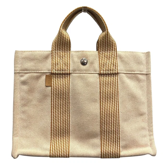 Hermès Fourre Tout PM Handbag Cotton Canvas in Canvas from The Reluxe