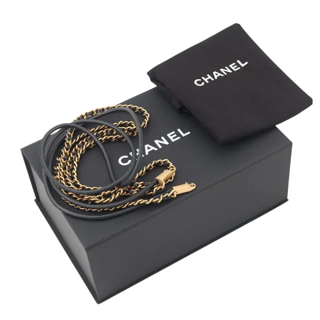 Chanel CHANEL22 BlackAS3980 Shiny Calf Leather Size Mini in Calfskin from GALLERY RARE, photo 17 of 17