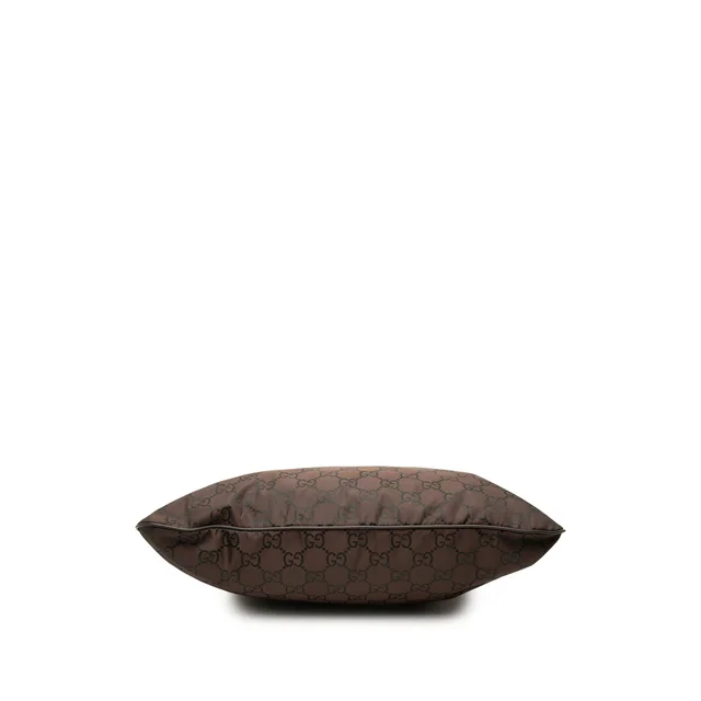 Brown Gucci GG Nylon Crossbody in Brown Nylon from Designer Revival, photo 2 of 2