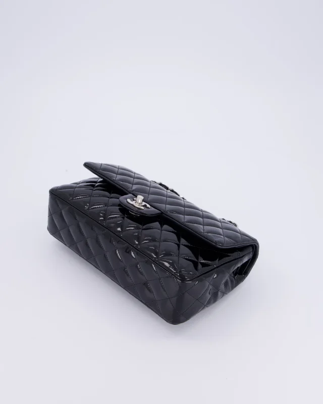 Chanel Medium Double Flap Bag in Black Patent leather from Sellier, photo 16 of 18
