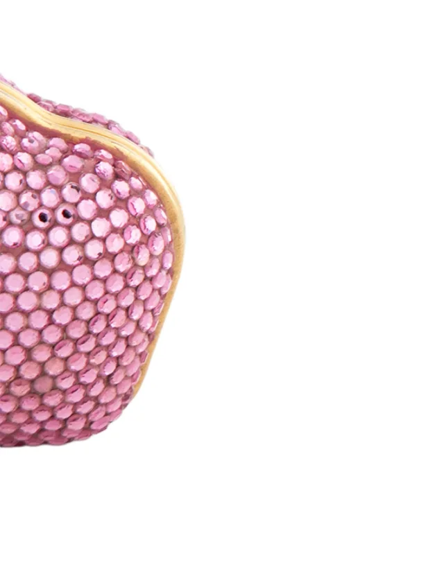 Judith Leiber Crystal Embellished Clutch in pink from The RealReal, photo 4 of 4