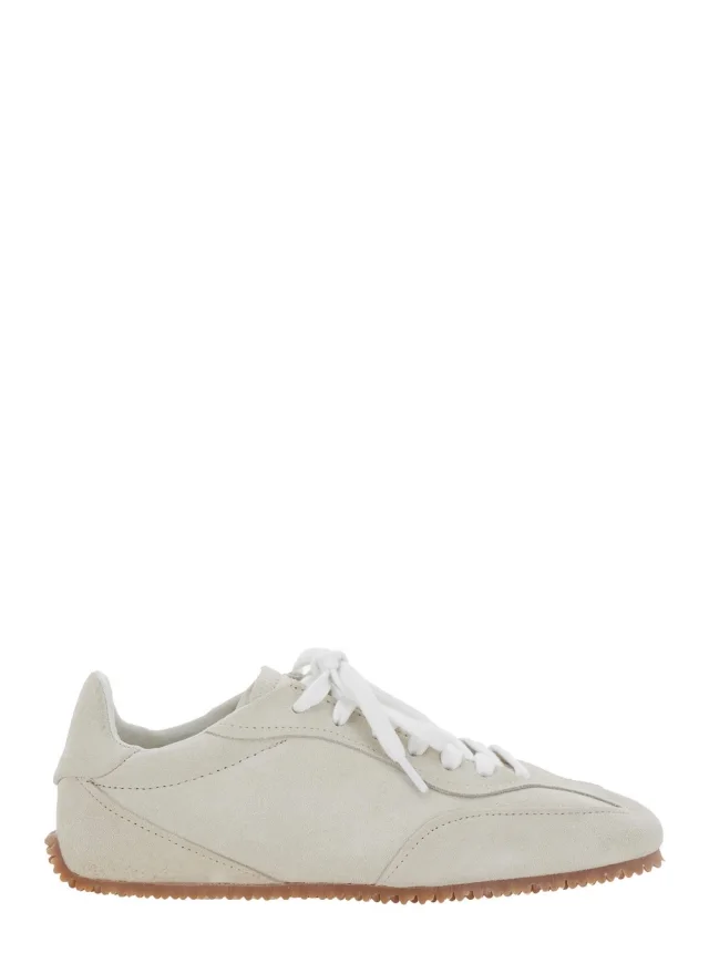 Axel arigato 'Daze Runner' Beige Sneaker with Logo on the Tongue and Grooved Sole in Suede Woman in Beige 100% Suede from Gaudenzi Boutique, photo 1 of 1