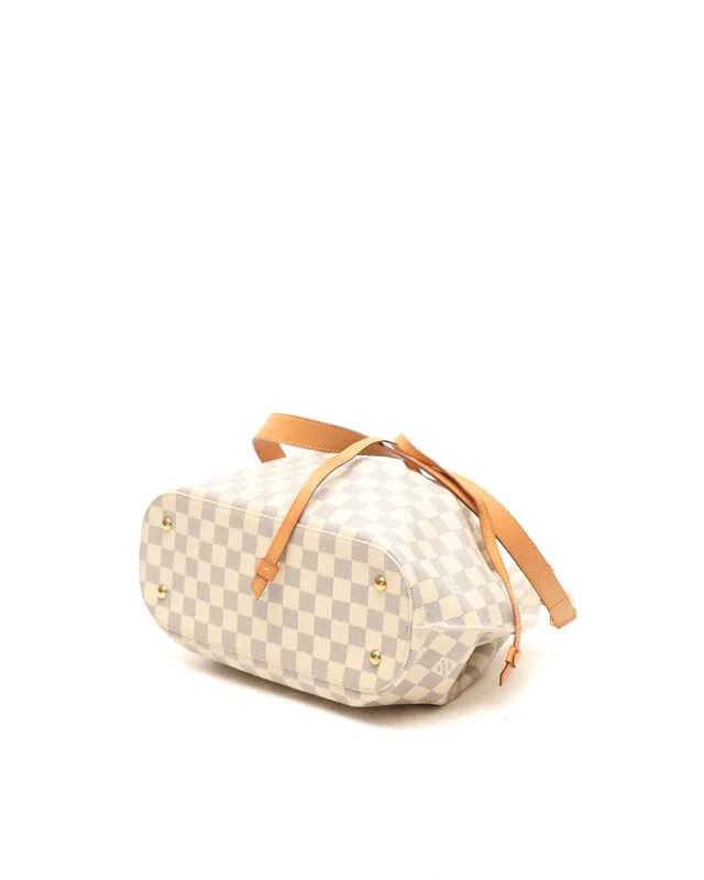 Louis Vuitton Damier Azur Girolata Tote Bag in Canvas from A Retro Tale, photo 4 of 12