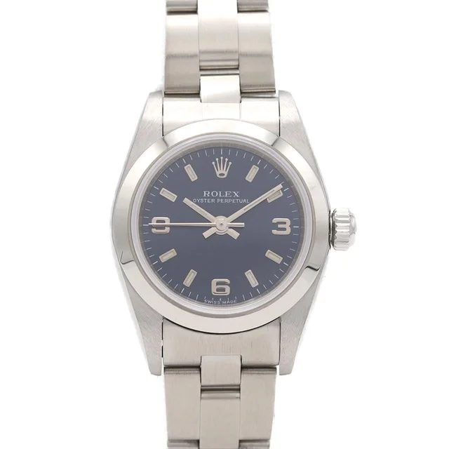 Rolex Oyster Perpetual SS Automatic D Number Watch from The Reluxe