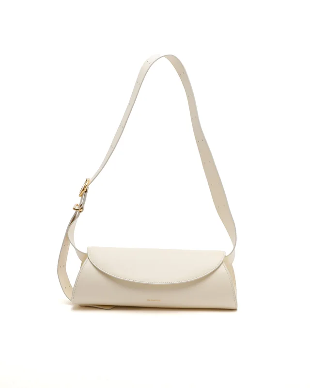 Jil Sander Small Cannolo Shoulder Bag in Leather from A Retro Tale
