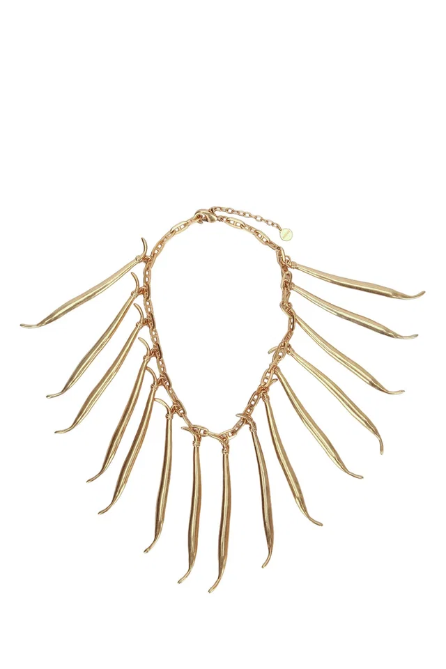 Jacquemus Collier Necklace — Gold Principal:brass Aluminium Necklaces in Gold from HEWI