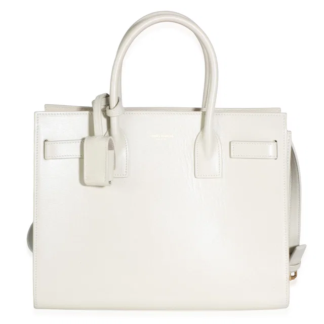 Saint Laurent Crema Soft Smooth Calfskin Baby Sac De Jour in Calfskin from myGemma