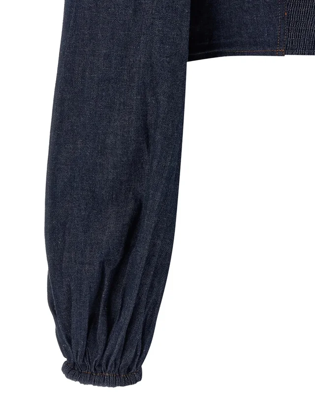 Zimmermann Aster Denim Frill Top, photo 4 of 4 from SENSER