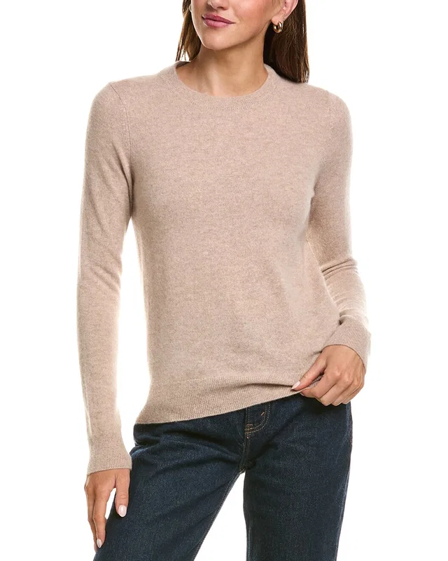 InCashmere Basic Crewneck 100% Cashmere Sweater, image 1 of 1 from Gilt