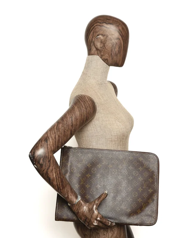 Louis Vuitton Monogram Laptop Case, 17-inch in Coated canvas from A Retro Tale, photo 12 of 12