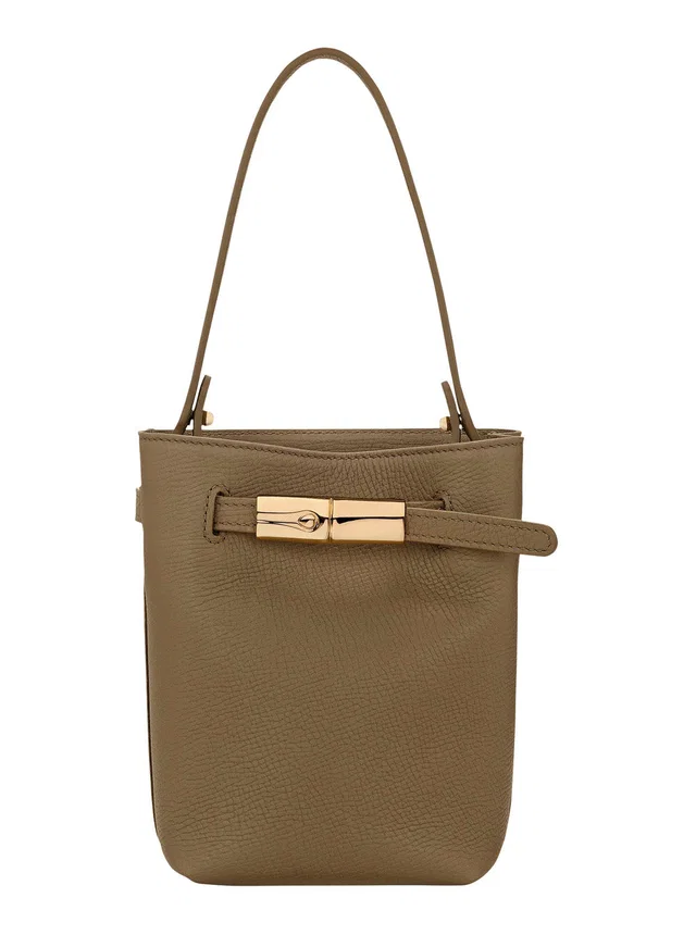 Longchamp Calf Leather Shoulder Bag — Green in Green Calfskin from HEWI