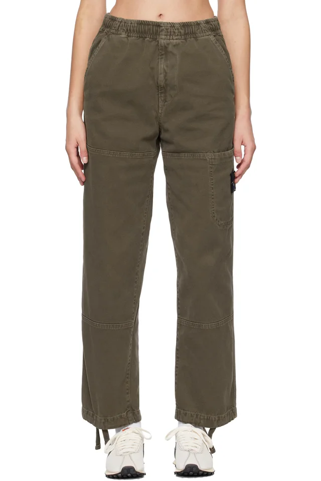 Brown 3100005 Organic Panama Cotton Old Effect Trousers, image 1 of 1 from SSENSE