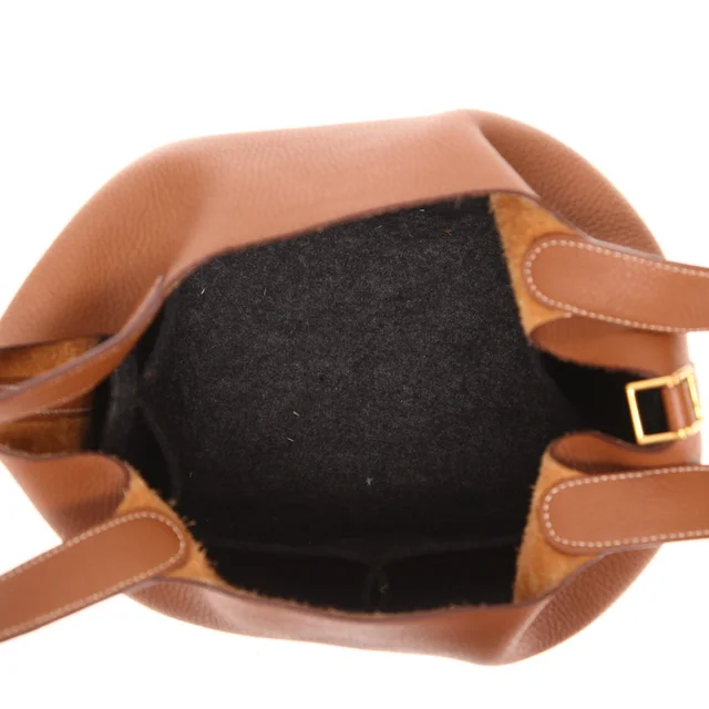 Hermès Picotin 22 cm handbag in Gold Togo leather from Collector Square, photo 5 of 6