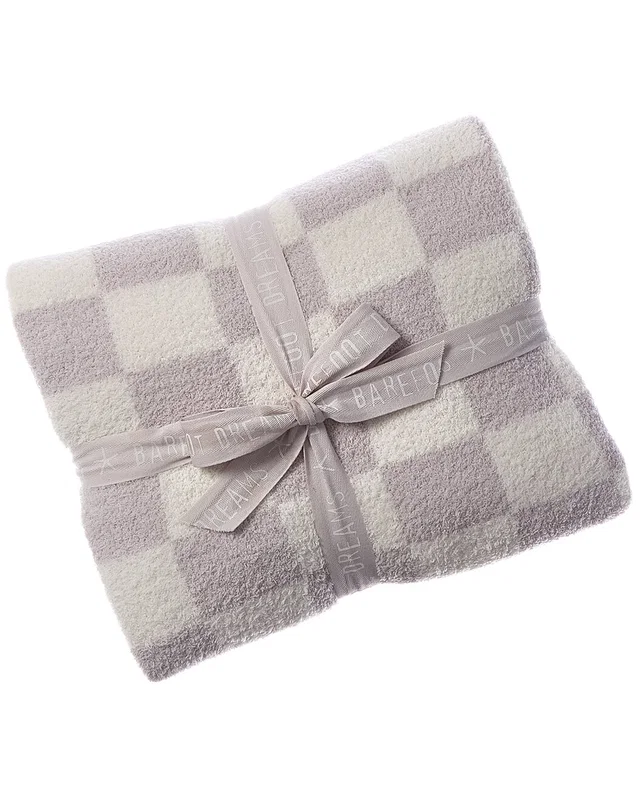 Barefoot Dreams Cozychic Checkered Blanket, image 1 of 1 from Rue La La