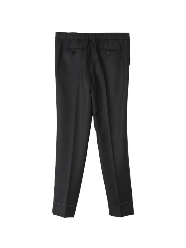 Brioni Elastic-waist wool trousers, photo 2 of 4 from SENSER