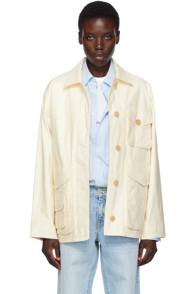 rag & bone Beige Aston Field Jacket from SSENSE, photo 1 of 1