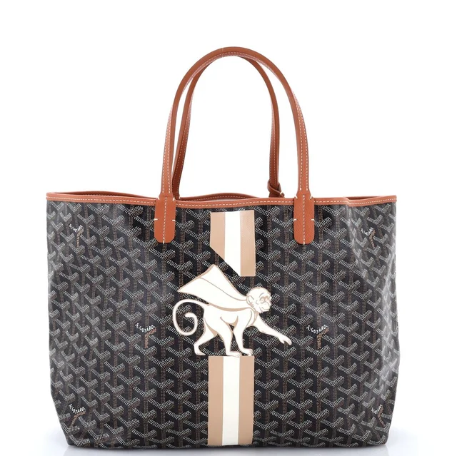 Goyard Pm Saint Louis Tote Printed Coated Canvas in brown|red Coated canvas from Poshmark, photo 1 of 1