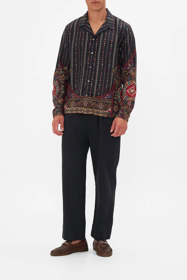 Camilla eBoutique LONG SLEEVE CAMP COLLARED SHIRT THE WANDERING ONES from CAMILLA, photo 1 of 1
