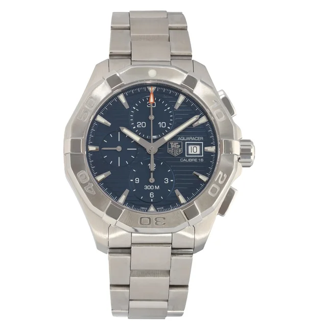 TAG Heuer Aquaracer CAY2112-2 43mm Stainless Steel Watch from H&T