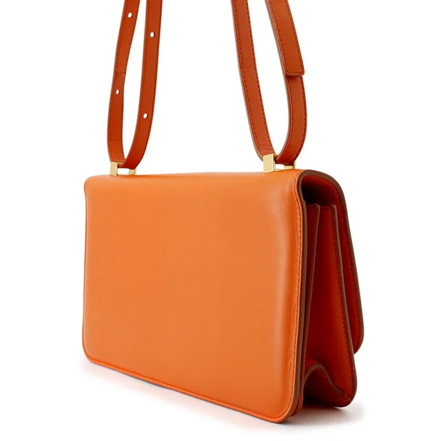 Bottega Veneta The Classic Shoulder Orange Leather in Orange Leather from GALLERY RARE, photo 2 of 3