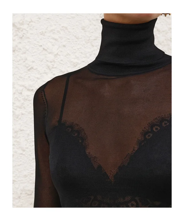Zimmermann fine-knit high-neck top, photo 6 of 6 from SENSER
