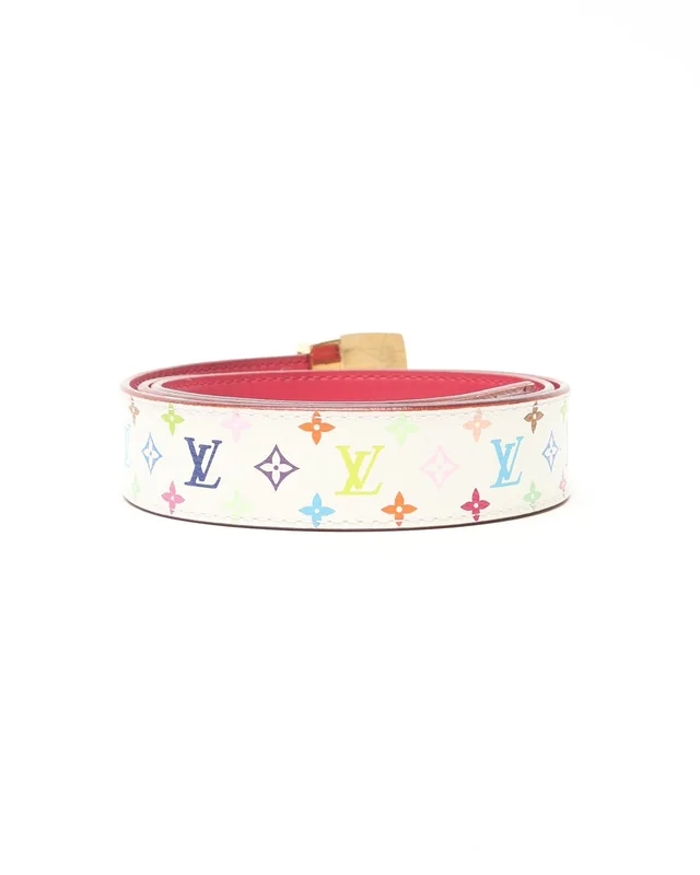 Louis Vuitton Murakami Saint Tulle Belt, size 85 in Canvas from A Retro Tale, photo 3 of 8