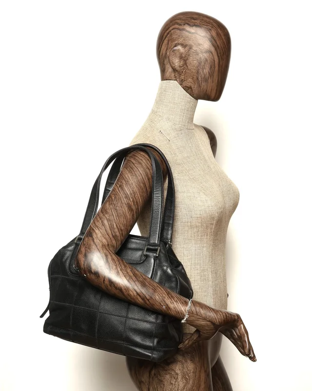 Chanel Caviar Chocolate Bar Shoulder Bag in Brown Caviar leather from A Retro Tale, photo 9 of 9