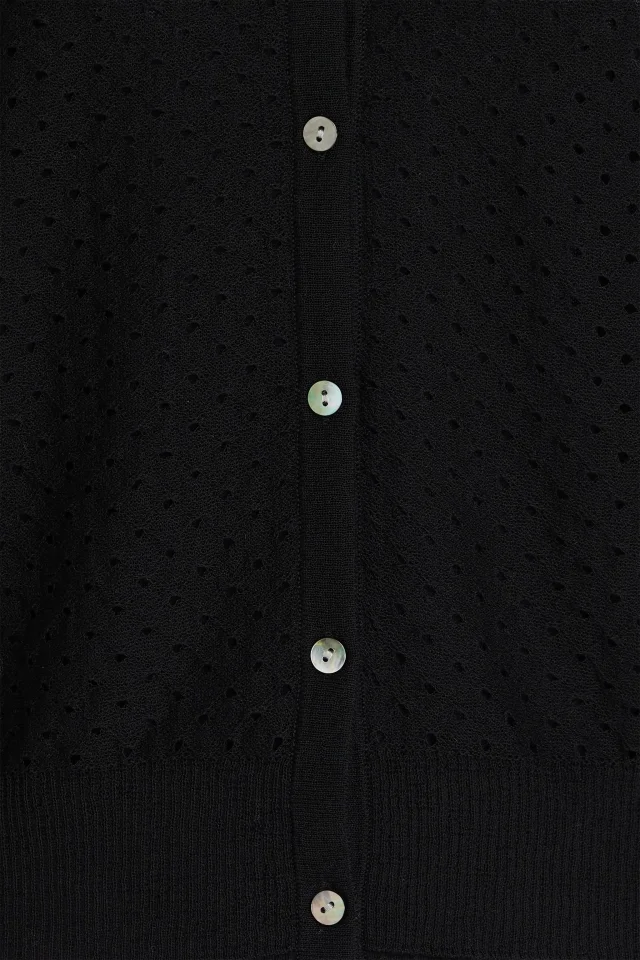 Vince Pointelle-Knit Cotton-Blend Cardigan, photo 4 of 4 from THE OUTNET