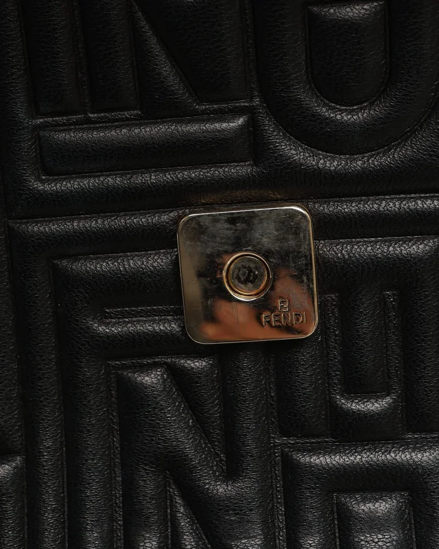 Fendi Nappa Embossed Baguette Bag in Nappa leather from A Retro Tale, photo 7 of 9