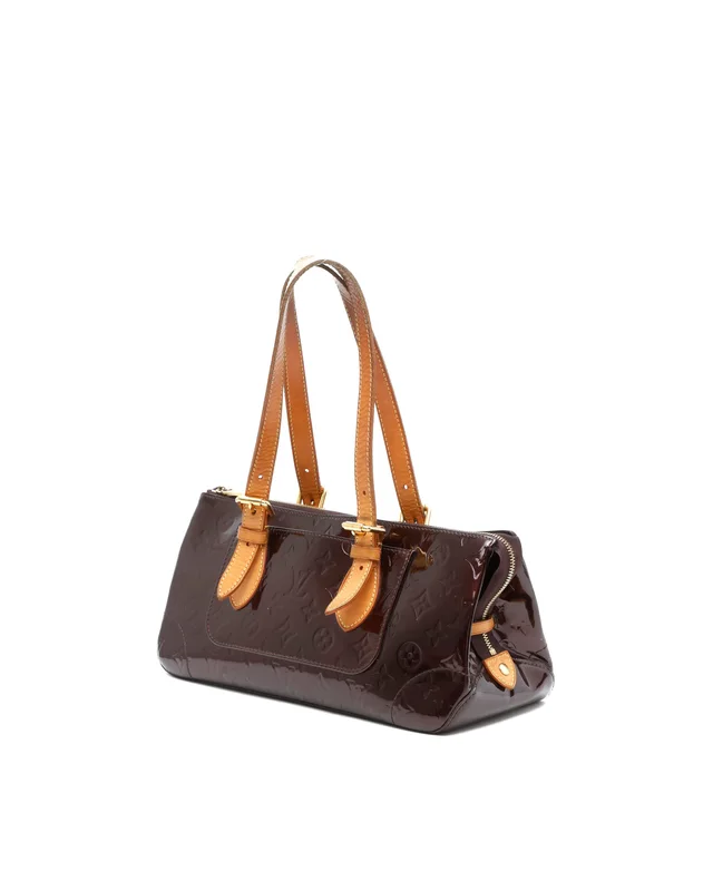 Louis Vuitton Monogram Vernis Rosewood Avenue Bag in Leather from A Retro Tale, photo 2 of 9