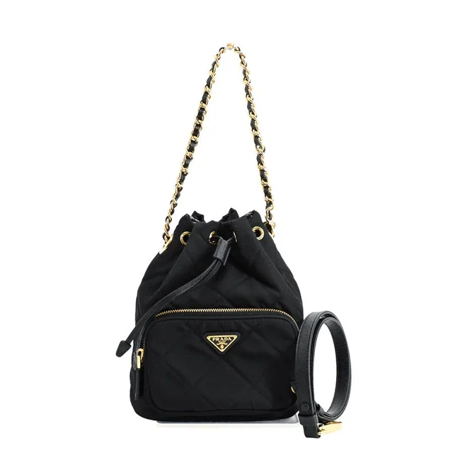 Prada Duet Re-Nylon Bucket Bag in Nylon from The Reluxe