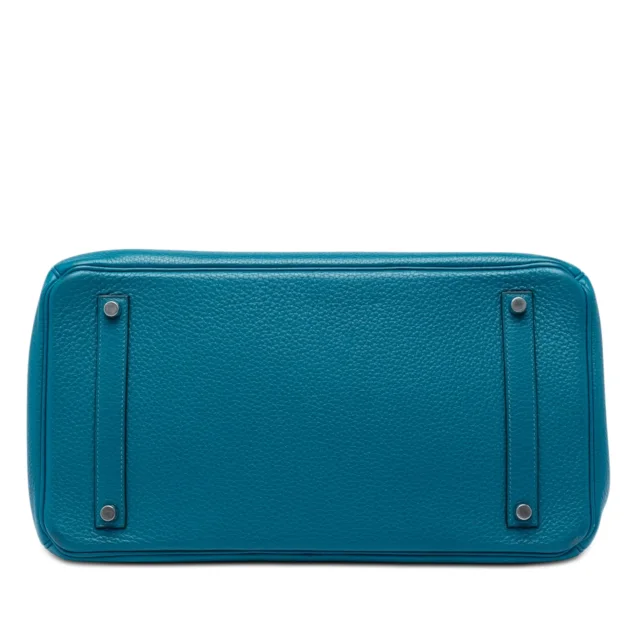 Hermès Clemence Verso Birkin Retourne 35 in blue Clemence leather from Her-Age, photo 3 of 6