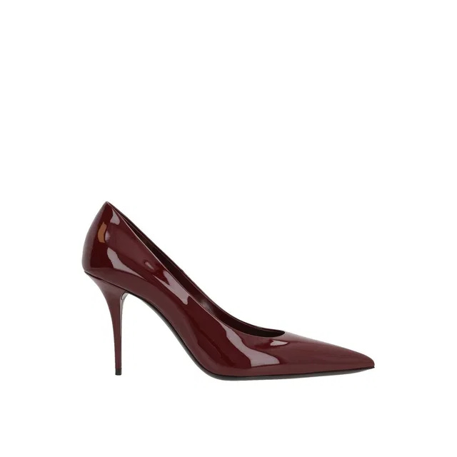 Saint Laurent Red Calfskin High Heel Pumps in Red Calfskin from HEWI