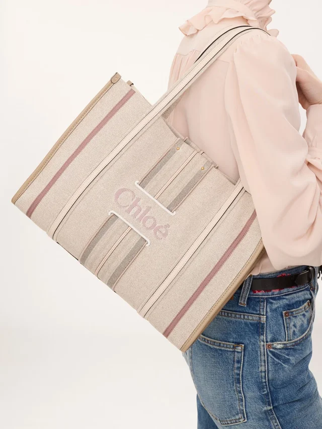 Chloé Woody Loop Tote Bag, photo 5 of 7 from SENSER