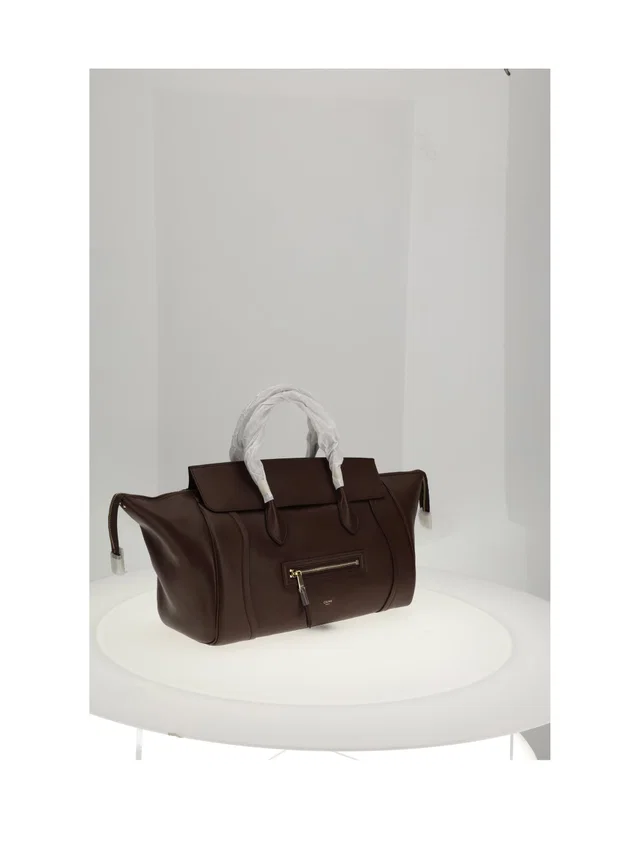 Celine Shoulder Bag — Brown Calf Leather in Brown Calfskin from HEWI