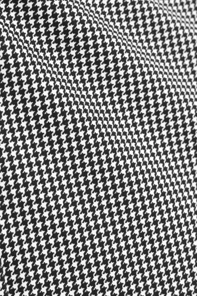 Theory Houndstooth Cady Kick-Flare Pants in Black, photo 4 of 4 from THE OUTNET
