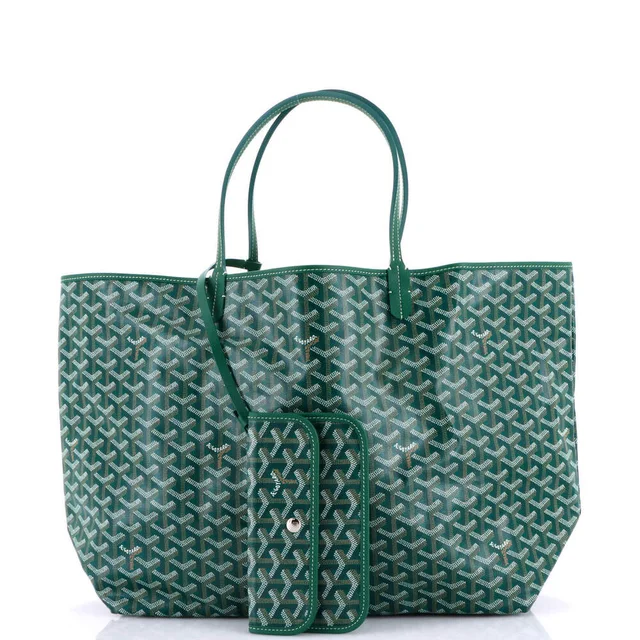 Goyard Gm Saint Louis Tote Coated Canvas in green Coated canvas from Poshmark, photo 2 of 7