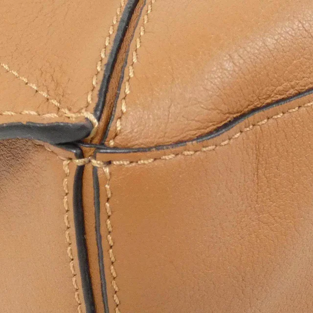 Loewe Puzzle Small Calf Shoulder Bag in Brown Calfskin from LuxUness, photo 3 of 9