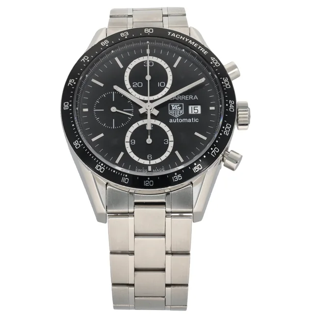 TAG Heuer Carrera CV2010-3 42mm Stainless Steel Watch from H&T