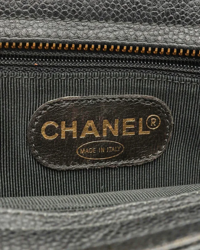 Chanel Triple CC Tote Bag in Caviar leather from A Retro Tale, photo 7 of 9