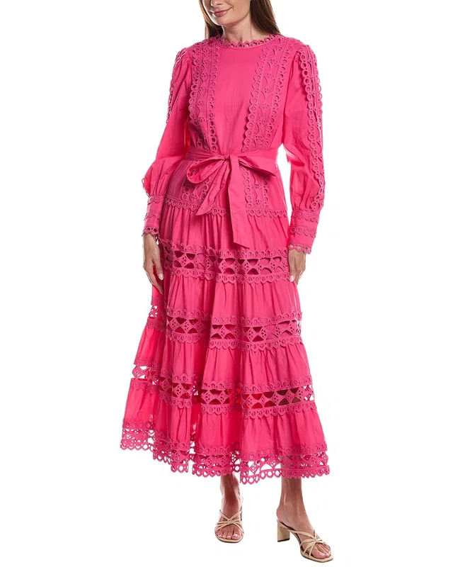 Layered With Love Embroidered Maxi Dress, image 1 of 1 from Gilt