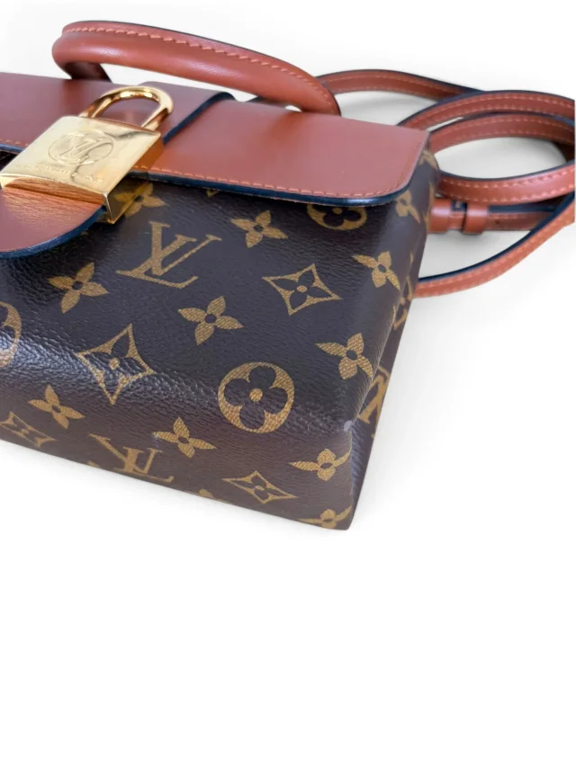 Louis Vuitton Cognac Leather Monogram Locky BB in Brown Leather from Season 2 Consign, photo 8 of 9