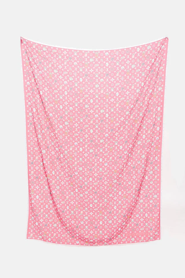 Louis Vuitton Chinese New Year Shawl in Silk from VSP Consignment