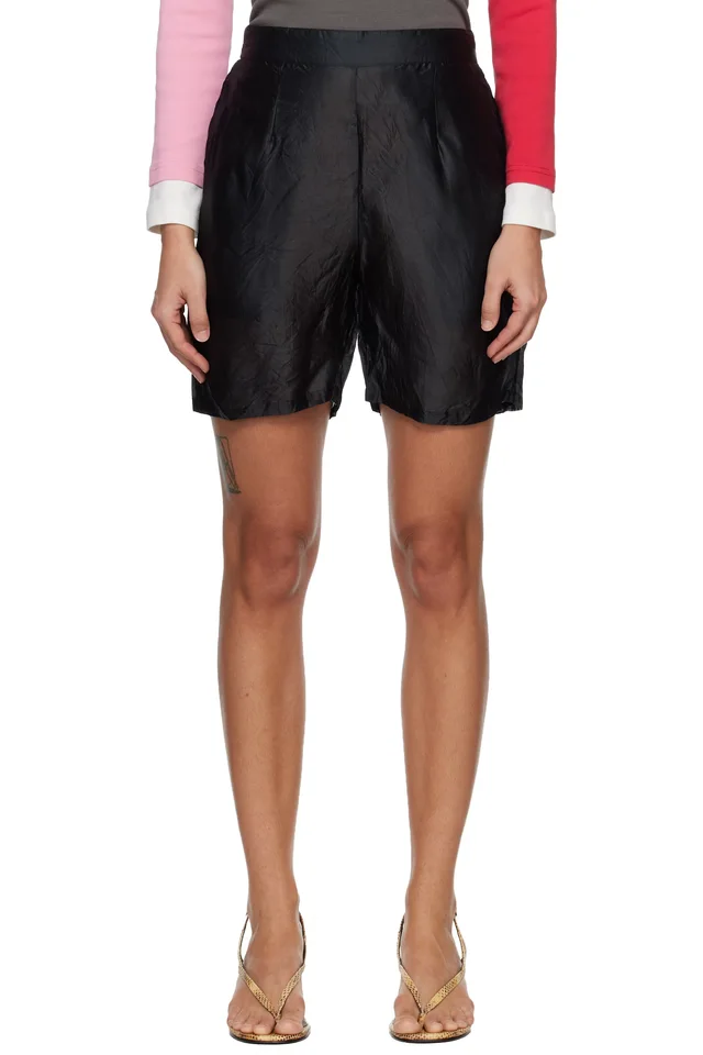 Black Vela Shorts, image 1 of 1 from SSENSE