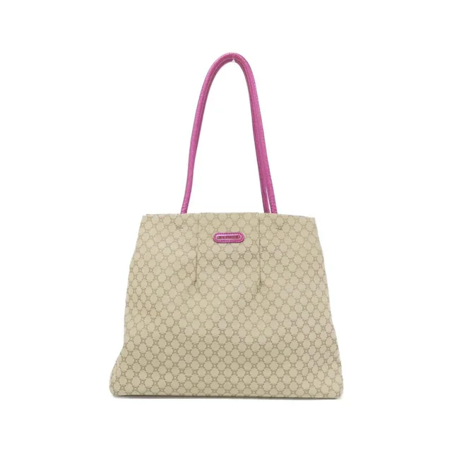 Celine Hand bag in BEIGE+PINK/GOLD hardware canvas from KOMEHYO