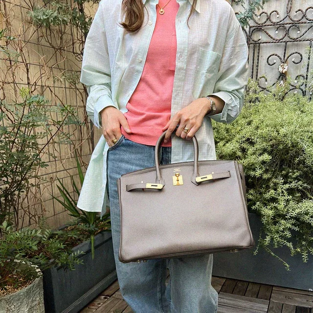 Hermès 2014 Birkin 35 Etan in Epsom leather from VINTAGE QOO TOKYO